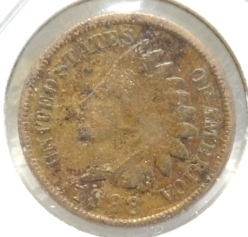 16 alte US MÜNZEN Lot, 11 Indian Cents, 4 Buffalo Nickels, 1 Barber Silver Dime - Bild 12 von 22