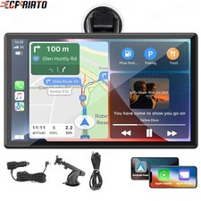 9inch Portable Car Stereo Wireless Apple Carplay Auto Touch Screen BT Radio