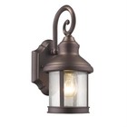 Chloe CH22049RB12-OD1 12 in. Lighting Galahad Transitional 1 Light Rubbed Bro...
