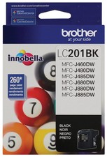 Brother Innobella Lc201bk Ink Cartridge - Black - Inkjet - Standard Yield - 260