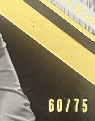 Topps Gold Label Clase 1 2019 rojo/75 Brendan Rodgers #47 Rookie RC - Imagen 3 de 3