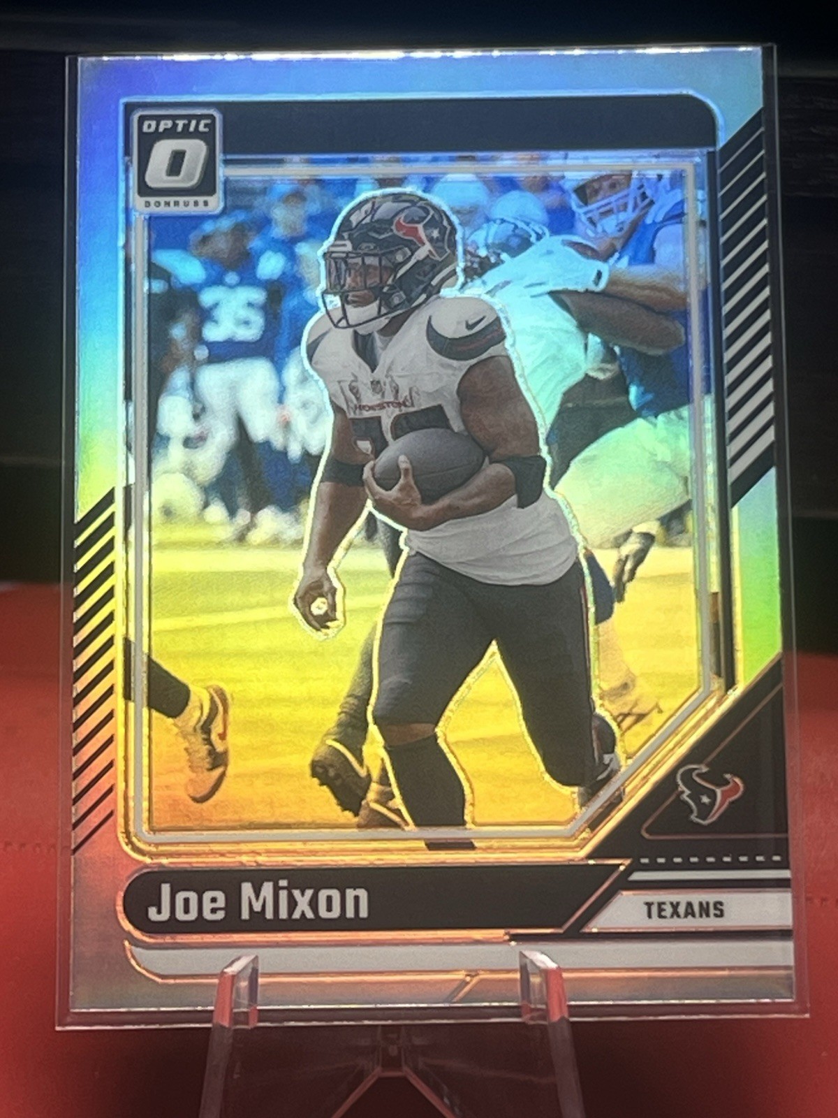 2024 Panini Donruss Optic Football Joe Mixon Silver Holo Prizm Houston Texans RB