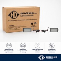 Kennzeichenleuchte Hinten Diederichs LID10406 FÜR Seat