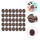 100 stücke Kaffeebohne Verzierungen Harz Kaffeebohne Modell DIY Zubehör DIY