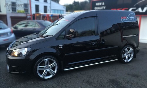 Side Bars For Volkswagen VW Caddy 2010 - 2015 Stainless Steel Step Tubes Skirts - Picture 6 of 12