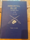 Immortal BLUE VAN BUREN COUNTY IOWA CIVIL WAR by Theo M. COOK 1966 HC VG VINTAGE