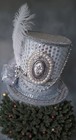 Christmas Tree SPARKLY Hat Topper, Christmas Decoration  nutcracker tree topper 