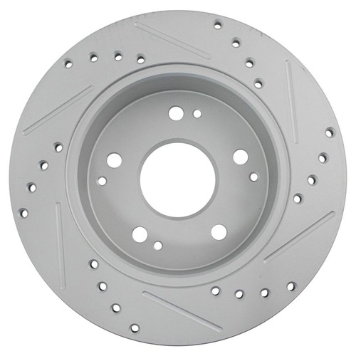 TRQ Front and Rear Brake Rotors Set For 1997-2001 Acura Integra - Picture 4 of 10