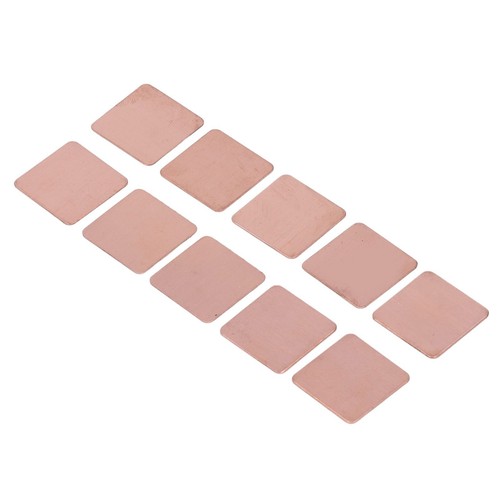 (0.3mm)20 Pcs Copper Heat Sink Pads High Thermal Conductivity Copper Thermal - Afbeelding 7 van 12