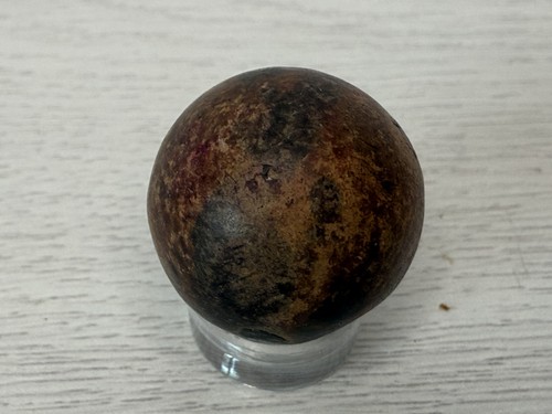 Vintage Handmade Clay & Rare Akron Roller Primitive Marbles .8905. Mint - Picture 3 of 9