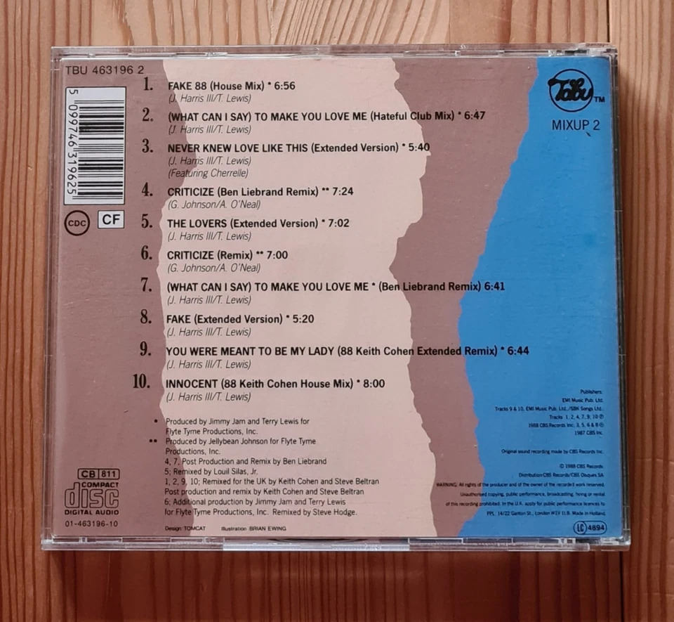 Alexander O'Neal - All Mixed Up (CD, 1988) - Bild 3 von 3