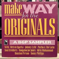 [JAZZ/FUNK]~EXC/VG+ LP~VARIOUS~MAKE WAY FOR THE ORIGINALS~BGP Sampler~[1994]~UK