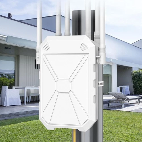 AX3000Outdoor WiFi Repeater, 5GHz & 2.4GHz Outdoor Long Range WiFi Amplifier,