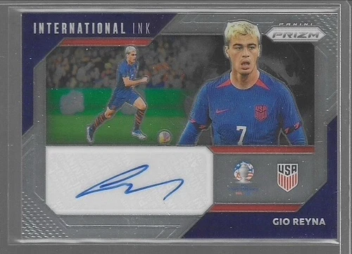 2024 Panini Prizm Copa America Gio Reyna International Ink #II-GR Auto USA