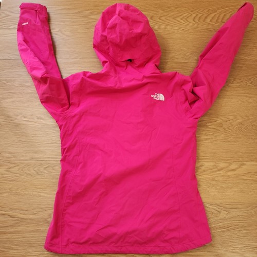 Chaqueta para mujer The North Face Hyvent grande rosa neón ventilada cremallera completa abrigo de lluvia - Imagen 2 de 13
