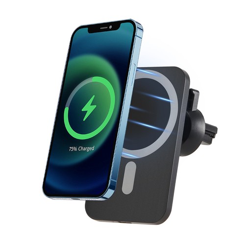 15W Wireless Car Charger Air Vent Magnetic Holder For iPhone XS 12 13 14 Pro Max - Picture 18 of 25