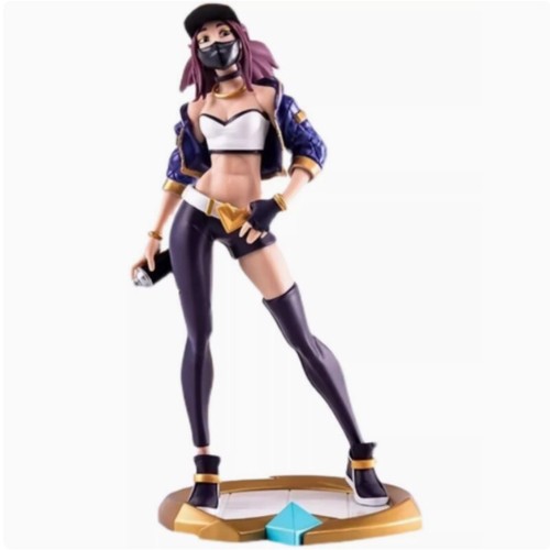 IN US! League of Legends LOL Game Peripheral KDA Akali Figurine Collection Gifts - Picture 2 of 6