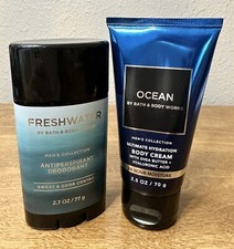 Bath  Body Works Men  s Collections Freshwater Deodorant  Ocean Body Cream