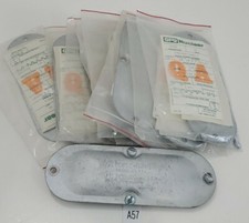 *NEW & USED* LOT OF 9 Crouse-Hinds 580 1-1/2" Conduit Body Covers + Warranty!