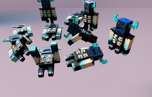 Guardián Articulado Minecraft, Juguete Flexi, Impreso en 3D - Imagen 7 de 54