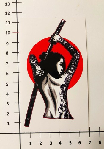 JAPAN SAMURAI Aufkleber Sticker JDM Pin Up Girl JDM Racing Drift Tuning V8 Pu086 - Bild 2 von 2