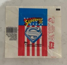 A Selection Of Comic Wax  and Non Wax Empty Wrappers Superman Batman DC Marvel