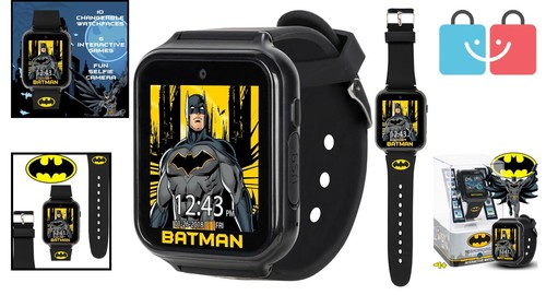 Dynamic Batman Interactive Touchscreen Smartwatch for Kids - 10 Faces & Camera - Picture 2 of 10