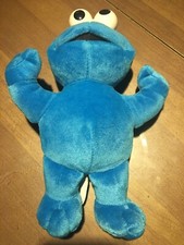 Pre-Loved Sesame Street Cookie Monster Plush 11" Fisher Price Mattel 2001