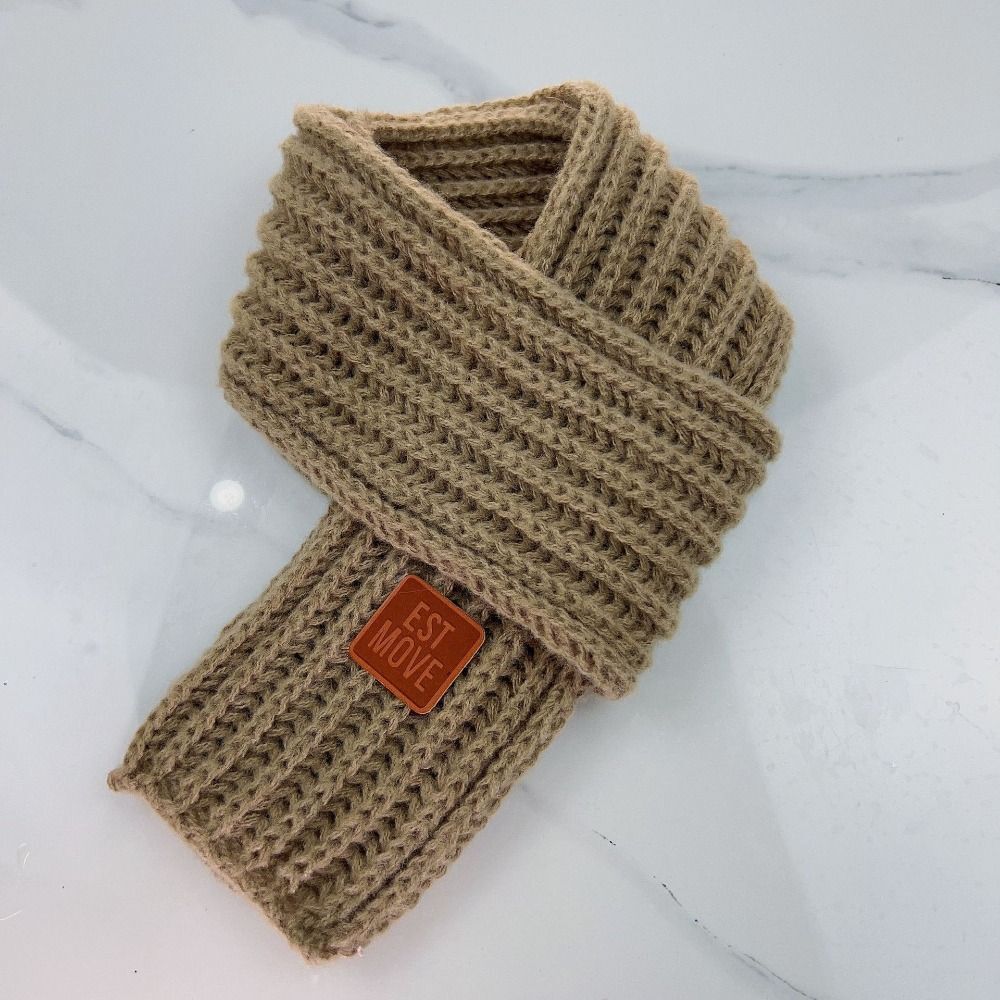 Warm Kids Scarf Soft Knitted Scarf Fashion Neck Warmer Baby Boys Girls - Picture 15 of 21