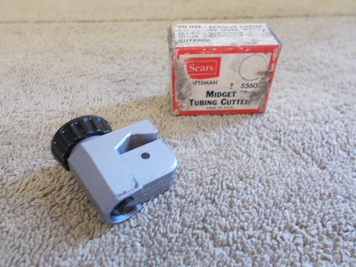 VTG SEARS CRAFTMANS MIDGET TUBING CUTTER USA 5560 W / BOX - Bild 1 von 16