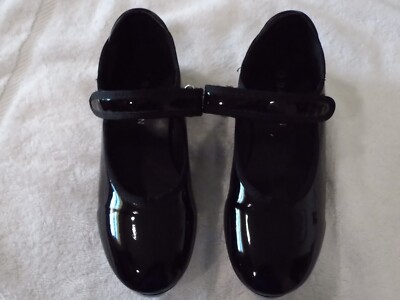 Danskin Star Size 13 Childs Black Tap Shoes