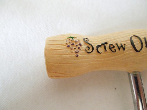 Old Whiney Wine Corkscrew Bottle Opener "Screw Old Age" - Picture 4 of 7