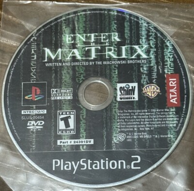 Sony PlayStation 2 PS2 games Enter Matrix  ,Star Wars Episode 3, Flatout, Tested
