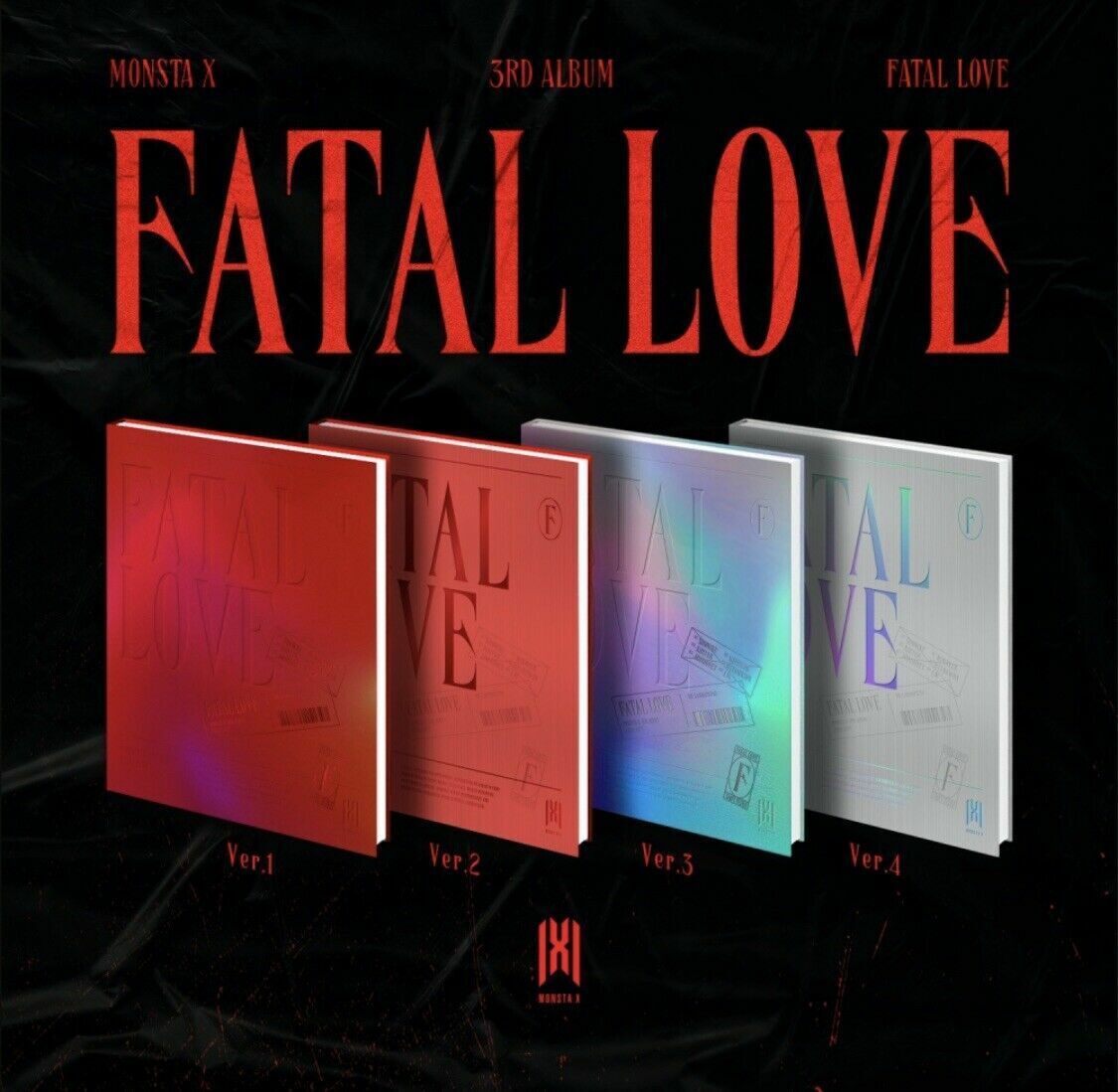 Monsta X - FATAL LOVE (Vol.3) CD + Photo Book + Photo Card