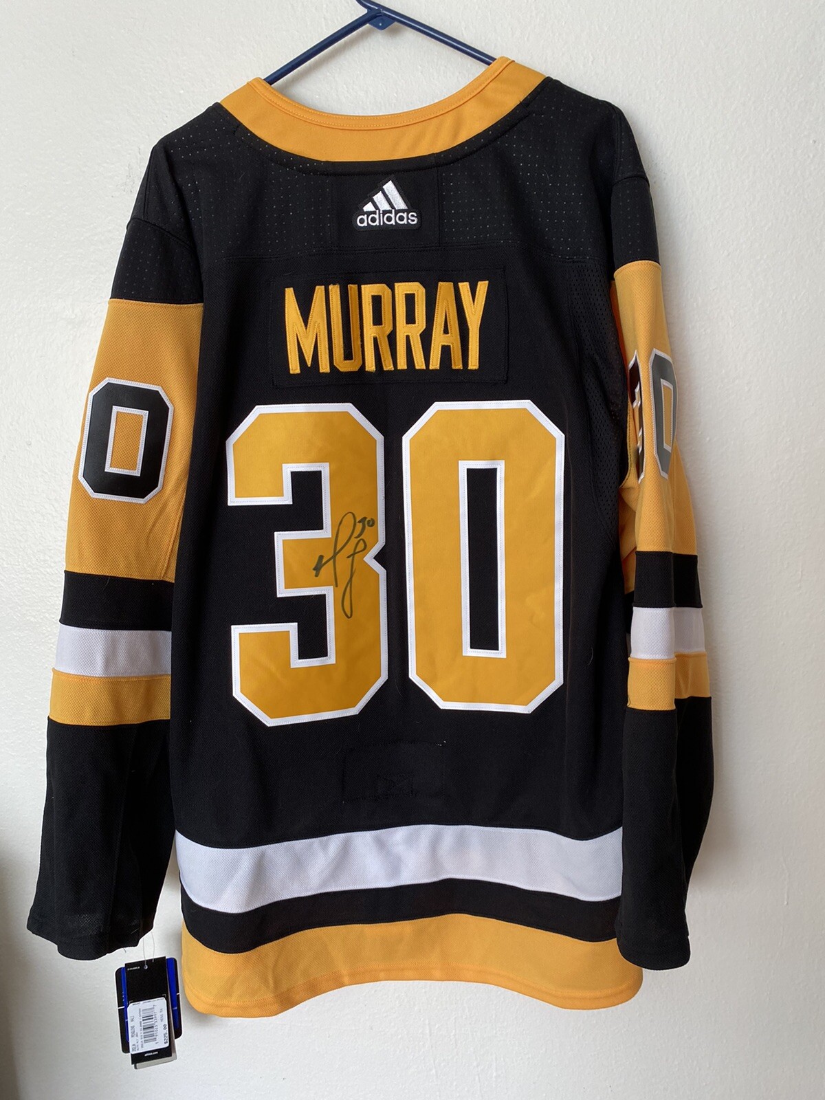 Matt Murray Pittsburgh Penguins Autographed Black Adidas Authentic