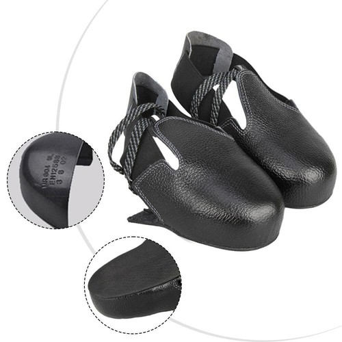 Shockproof Leather Shoe Covers with Steel Toe Protection for Workplace Safety - Picture 2 of 12