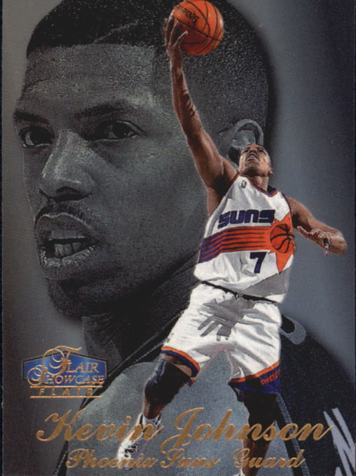 1997-98 Flair Showcase Row 3 Phoenix Suns Basketball Card #77 Kevin Johnson