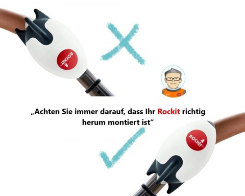 Rockit - Kinderwagenschaukler (batteriebetrieben) mit Halterung - passt auf jede - Bild 6 von 14