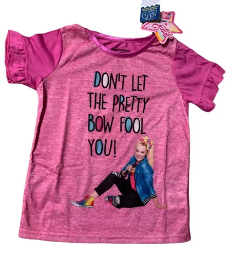 JoJo Siwa Girls Pajamas Pink 10 3 Piece Set Top Shorts Pants Colorful Graphics - Picture 4 of 12