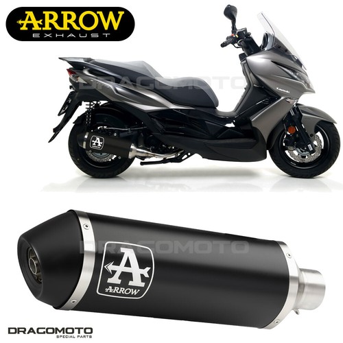 Silenziatore KAWASAKI J300 2019 2020 ARROW ALU Nero URBAN - Imagen 1 de 4