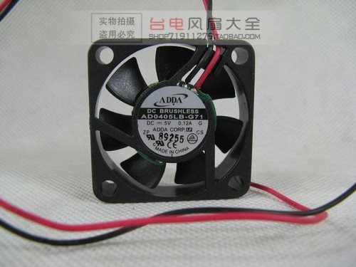ADDA 4010 AD0405LB-G71 DC 5V 0.12A cooling fan double ball 2-Wire - Picture 1 of 2