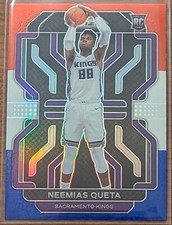 NEEMIAS QUETA 2021-22 Panini Prizm RC Red White Blue #316 Rookie Kings