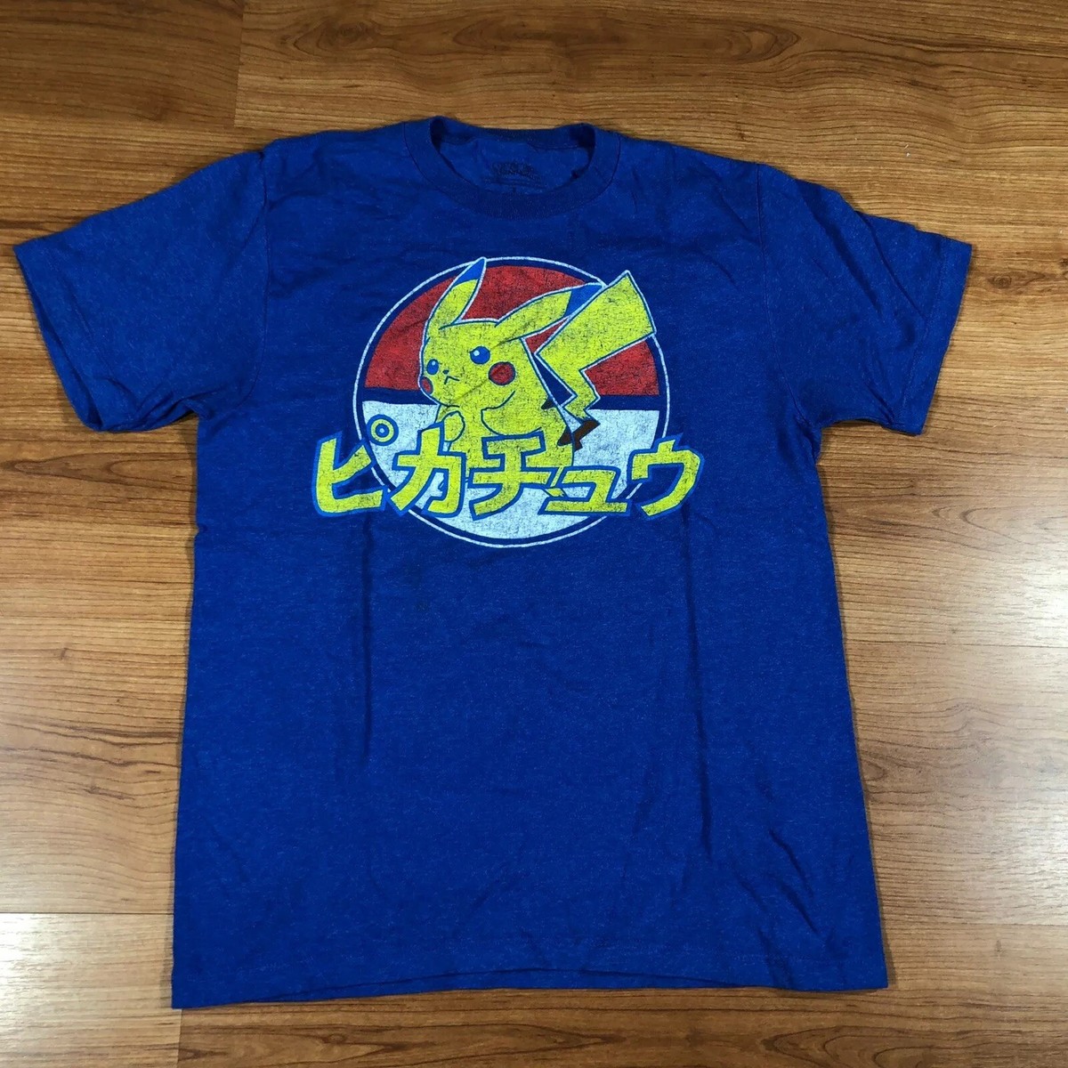 Vintage Adult Small Pokemon Pikachu Japan T-shirt 90s' Made
