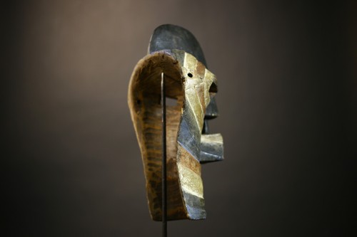 Afrikanische Maske Songye Kifwebe Stamm Wandbild Holz Skulptur Handarbeit Dekor - G4698 - Bild 3 von 24