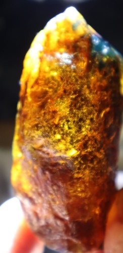 Charming Design Natural Dominican Clear Green Blue Amber Rough Specimen 70mm 36. - Picture 8 of 15