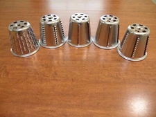 Vintage Sears Salad Maker Attachment Cones ONLY Lot of 5 For Use W/8300 & 8260