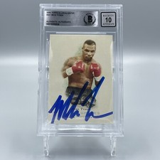 Mike Tyson Signed Autographed 2006 Topps Allen & Ginter #301 Beckett 10 Auto