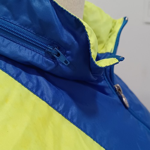 Vintage Asics Colorblock Oversized Anorak Windbreaker w/ Hood XL - Picture 12 of 17