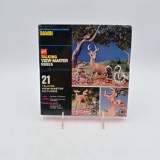 Vintage GAF Talking View-Master Reels Bambi 21 Pictures Sealed
