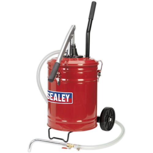 20 Liter mobiles Getriebeöl-Dosiergerät - 1,9m Förderschlauch - Hebelpumpe - Bild 3 von 6